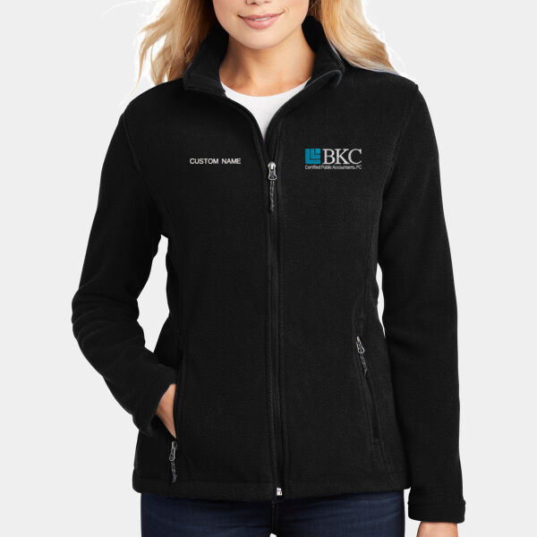 Personalized Ladies Value Fleece Jacket Thumbnail