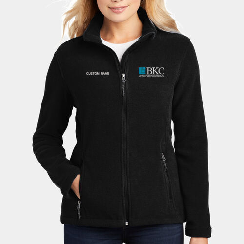 Personalized Ladies Value Fleece Jacket Thumbnail