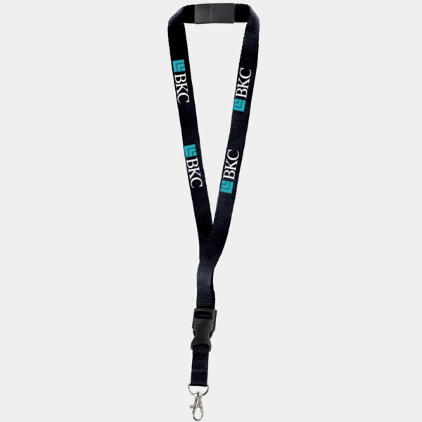 Premium Wide Breakaway Lanyard with Detachable Lobster Claw Clasp Thumbnail