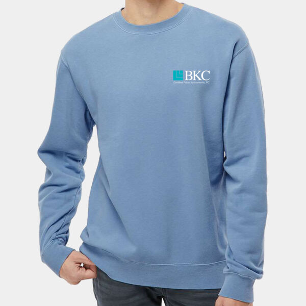 Unisex Midweight Pigment-Dyed Crewneck Sweatshirt Thumbnail