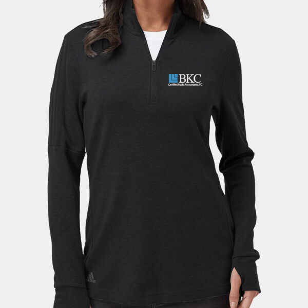 Women's 3-Stripes Quarter-Zip Sweater Thumbnail